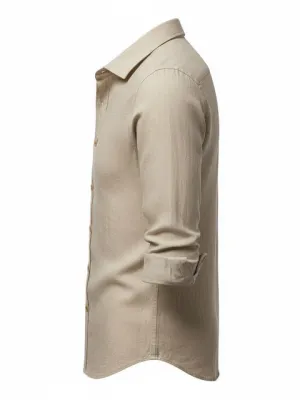 Linen Button-Up Shirt