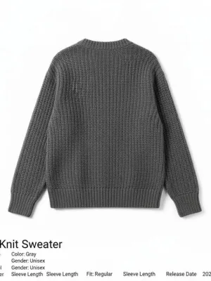 Wool Knit Sweater